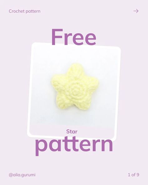 🌟 Free crochet pattern - star! 🌟 I'm excited to share this free crochet pattern for a beautiful star. Add a handmade touch to your projects with this easy-to-follow guide. 📌 What you’ll find: ▫️ Important notes: Key tips for perfecting your crochet star. ▫️ Materials list: All the supplies you'll need. ▫️ Abbreviations: A handy guide for all the crochet terms used. ▫️ Step-by-step instructions: Clear and detailed directions with helpful images. 👀 Special Offer! Don't miss out on my Amigur... Crochet Star Step By Step, Crochet Puffy Star, Easy Star Crochet Pattern, Crochet Star Plush Pattern Free, Free Star Crochet Pattern, Step By Step Crochet Patterns, Crochet Star Patterns Free, Crochet Star Free Pattern, Mini Star Crochet