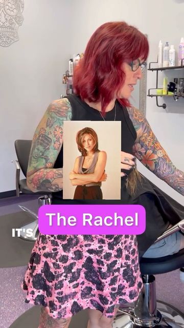 MODERN SALON shared a post on Instagram: "The Rachel: 2022 Edition From @elyserox00 ✂️❤️✂️❤️✂️❤️ “It really is an easy cut,it’s all uniform and you’re just taking the tips off the top maybe chipping it out a little bit for a little texture and movement so it’s not too heavy. It’s a really simple haircut once you figure it out.” . . . . #illbethereforyou #friendstvshow #jenniferanistonhair #haircutvideo #therachel #haircuttingvideo #hairtutorial #modernsalon". Follow their acco Modern Rachel Haircut, Rachel Cut, The Rachel Haircut, Simple Haircut, Rachel Haircut, Jennifer Aniston Hair, The Rachel, Friends Tv Show, Modern Salon