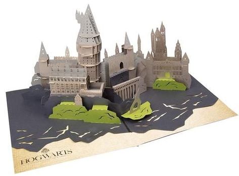 #greetingcard #art #papercraft #design #popup #3Dfun Harry Potter Pop Up, Harry Potter Birthday Cards, Arte Pop Up, Harry Potter Pop, Harry Potter Hogwarts Castle, Hogwarts Letter, Fantastic Beast, Paper Engineering, Harry Potter Merchandise