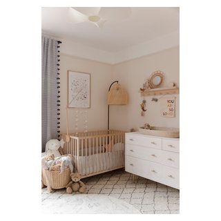 Edwardian children's bedroom - Scandinavian - Nursery - West Midlands - by Rukmini Patel Interior Design | Houzz UK Nursery Guest Room Combo, Small Nursery Ideas, Nursery Ideas Boy, Neutral Baby Nursery, Nursery Themes Neutral, Nursery Guest Room, Boho Baby Nursery, Cozy Baby Room, Baby Boy Nursery Themes