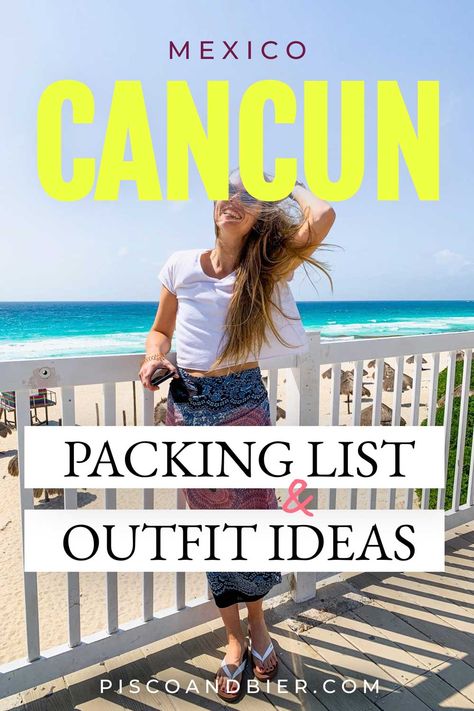 Outfits To Wear In Cancun Mexico, Mexico Outfit Ideas Beach, Couple Resort Outfits, Mexico Clothes Vacation, Packing Beach Vacation Outfit Ideas, Outfit Ideas Cancun, Can Cun Mexico Outfits, Packing List For Cancun Mexico, Playa Del Carmen Mexico Outfits Vacation Packing