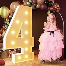 Letters For Birthday, Large Light Up Letters, Light Up Numbers, Mosaic Numbers, Anniversary Party Decor, Marquee Numbers, Balloons Number, Light Up Letters, Anniversary Party