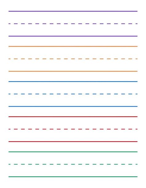 Let your little ones practice their writing skills with preschool lined paper. Free printable also includes kindergarten lined paper and an alphabet tracing worksheet. #kindergartenpractice #preschoolwritingpractice #writingpractice #distancelearning #homeschool Toddler Tracing Activities, Tracing Names Free Printable, Writing Lines Template, Preschool Writing Printables, Lined Paper Printable Free, Tracing Lines Preschool Free Printable, Kindergarten Lined Paper, Tracing Practice Preschool, Kindergarten Writing Worksheets