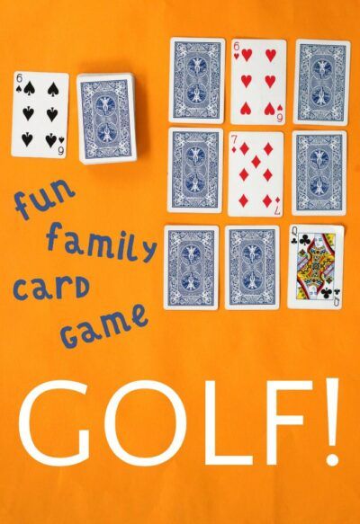 How To Play Golf Card Game, Card Game Golf, Easy Card Games, Card Games To Play, Golf Card Game, Family Card Games, Fun Card Games, Card Games For Kids, Playing Card Games