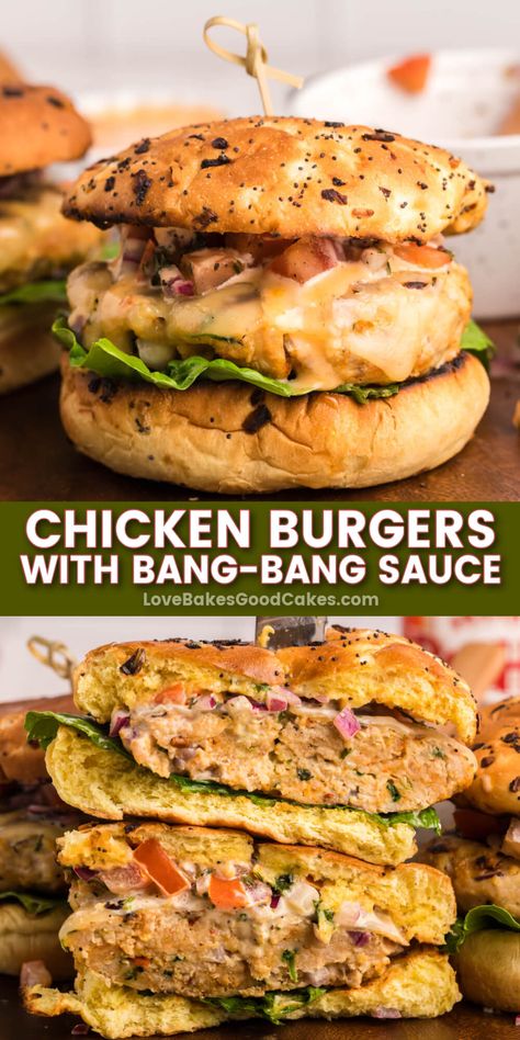 Hot Honey Ranch Chicken Smash Burgers, Chicken Burger Topping Ideas, Chicken Burger Toppings, Smashed Chicken Burger, Smash Chicken Burger, Ground Chicken Burgers Recipe, Chicken Burger Sides, Healthy Smash Burger, Chicken Patty Meals