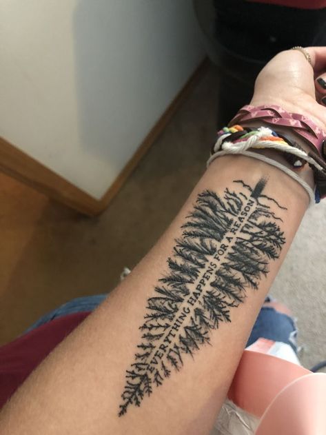 Inside Tattoo, Tattoo Schrift, Forearm Tattoo Design, Tattoo Zeichnungen, Tree Tattoo Designs, Inspiration Tattoos, Latest Tattoos, Nature Tattoos, Tree Tattoo