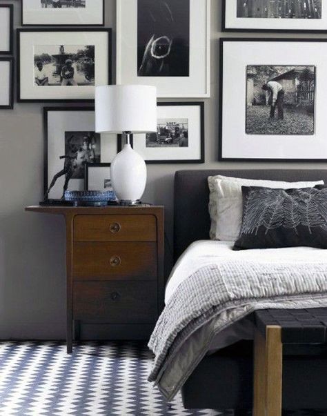 60 Men’s Bedroom Ideas – Masculine Interior Design Inspiration Give your dull, boring bedroom a touch of sexy, masculine style with ideas and decor inspiration. Eclectic Modern Bedroom, Mens Bedroom Ideas Masculine Interior, Mcgee Bedroom, Men’s Bedroom Ideas, Masculine Interior Design, Friday Inspiration, Masculine Interior, Masculine Bedroom, Gray Walls