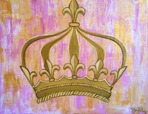 Crown Paint, Mardi Gras Crown, Artsy Ideas, Mask Painting, Nursery Theme, Mardi Gras Mask, Princess Crown, Purim, Tiaras And Crowns