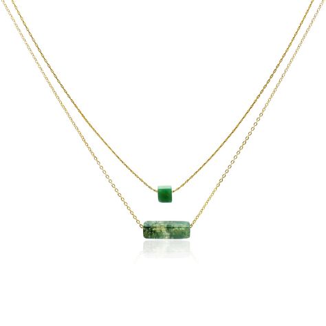 PRICES MAY VARY. Dainty Necklaces: Our dainty necklaces offer an exquisite mix of light and dark green hues, perfect for adding a touch of elegance to any outfit. The double necklace design gives it a chic layered look. Minimalist Necklace: This fashion necklace features a stunning gem necklace with a green gemstone pendant. It's a perfect blend of style and sophistication, ideal for any special occasion. Gemstone Necklace: Our green beaded necklace is adorned with high-quality gemstones, making Green Bars, Dark Green Necklace, Neon Necklace, Green Stone Necklace, Stone Necklaces, Dainty Necklaces, Performance Outfits, Aventurine Necklace, Double Necklace