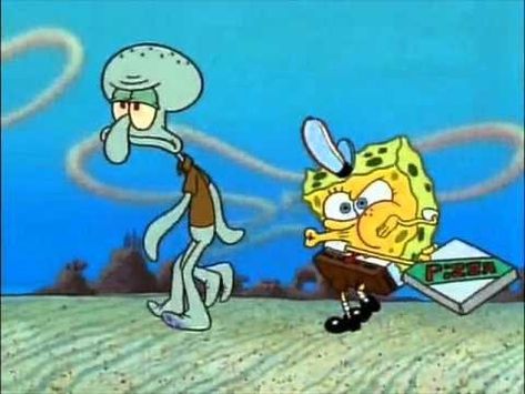 Krusty Krab Pizza, Humor Spongebob, Wallpaper Spongebob, Meme Spongebob, Pizza Tattoo, Spongebob Episodes, Spongebob Pics, Krusty Krab, Squidward Tentacles