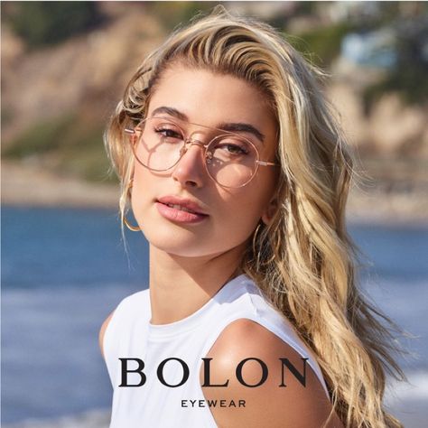 Hailey Baldwin Bolon Eyewear 2019 Campaign | Fashion Gone Rogue Bolon Eyewear, Haley Baldwin, Glasses For Oval Faces, Campaign Fashion, Fashion Eye Glasses, Wearing Glasses, Hailey Baldwin, Hailey Bieber, Celebrity Look