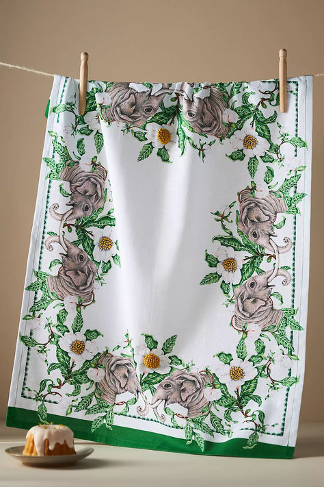 Tea towels embroidery