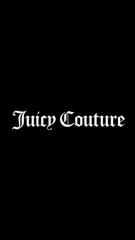 Juicy Couture Widgets, Juicy Couture Iphone Wallpaper, Juicy Couture Logo Wallpaper, Juicy Couture Wallpaper Backgrounds, 2000s Aesthetic Wallpaper Black, 2000s Black Aesthetic, Juicy Couture Poster, Juicy Couture Background, Juicy Couture Aesthetic Wallpaper