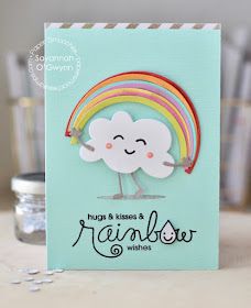 Scatter Sunshine, Unicorn Cards, Clouds Rainbow, Rainbow Cards, Cute Clouds, Creative Birthday Cards, Birthday Card Drawing, Birthday Card Craft, Bottle Craft