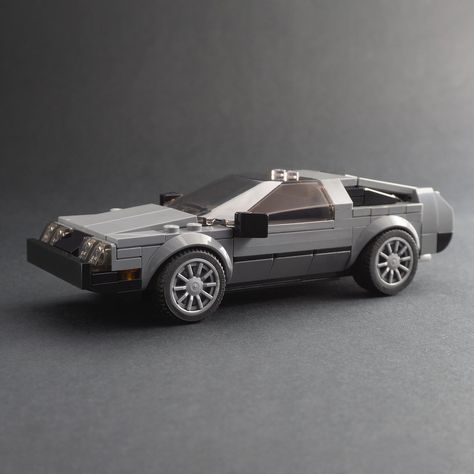 DeLorean | Stainless style - after a stellar career at Gener… | Flickr Lego Engine, Lego Hacks, Lego Wheels, Dmc Delorean, Lego Jurassic, Micro Lego, Lego Diy, Lego Spaceship, Lego Mocs