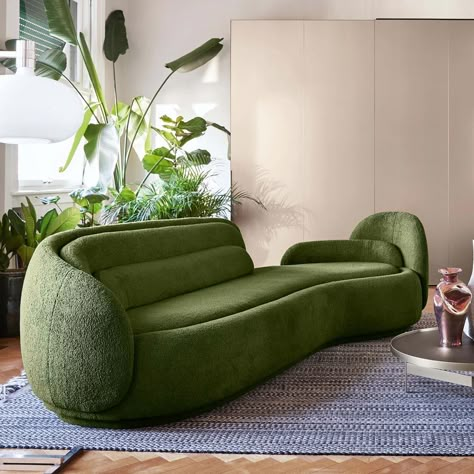 Sofa Arrangement, Furniture Boutique, Unique Sofas, Interior Design Awards, Living Room Sofa Design, Three Seat Sofa, Green Sofa, Beautiful Sofas, Seat Design