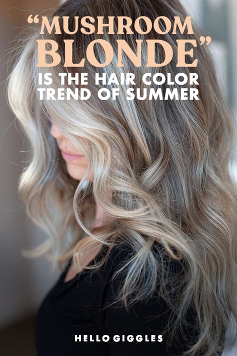 Mushroom Blonde Hair, Mushroom Blonde, Mushroom Hair, Summer Blonde Hair, Hair Color Formulas, Cool Blonde Hair, At Home Hair Color, Blending Gray Hair, Ash Blonde Hair