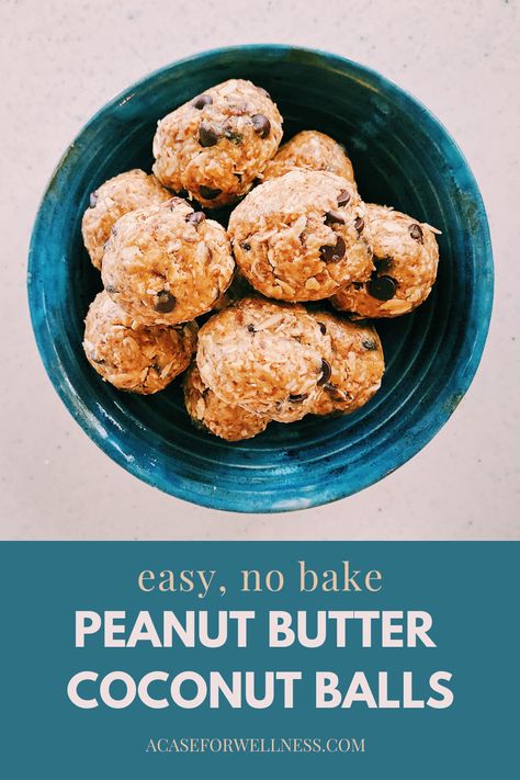 Peanut Butter Coconut Balls Peanut Butter Coconut Protein Balls, Coconut Peanut Butter Balls, Peanut Butter Coconut Balls, Coconut Flakes Recipe, Peanut Butter Oatmeal Balls, Chocolate Protein Balls, Oats Peanut Butter, Peanut Butter Energy Balls, Coconut Oatmeal