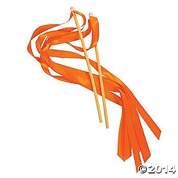 Orange Ribbon Wands Orange Ribbon Tattoo, Orange Ribbon Awareness, Crystals Wedding, Cheer Ideas, Ribbon Wands, Wooden Wand, Heart Bubbles, Wedding Send Off, Best Wedding Favors