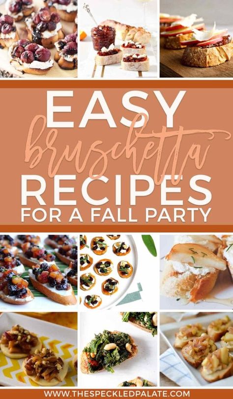 Thanksgiving Bruschetta, Fall Bruschetta, Harvest Appetizers, Bruchetta Appetizers, Holiday Appetizers Thanksgiving, Bruschetta Recipes, Easy Bruschetta Recipe, Homemade Bruschetta, Fall Appetizer