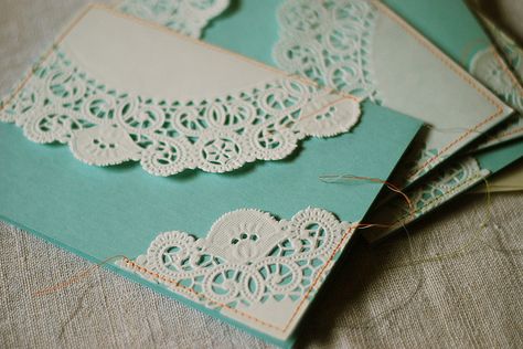 Doily Cards by paperdaystudio : Art Wall, via Flickr Doily Cards, Doily Crafts, Vintage Cinderella, Doilies Crafts, Paper Play, Party Deco, Paper Doilies, Wood Working Gifts, Card Layout