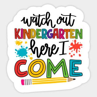 Kindergarten Here I Come, Kids Watch, Mens Fashion Classy, Kids Watches, School Teacher, All About Fashion, Fashion Classy, Free Printable, Sticker Design