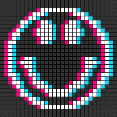 Smiley Face Outline, Snake Reptile, Face Outline, Glitch Effect, Graph Paper Drawings, Easy Pixel Art, Pixel Art Templates, Diy Perler Bead Crafts, Pixel Drawing