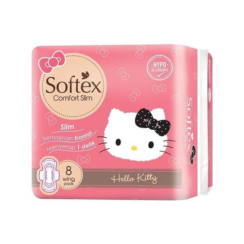 Images Hello Kitty, Just Funny, Period Pads, Pink Kawaii, My Melody Kuromi, Hello Kitty Pink, Soft Aesthetic, Sanitary Pads, Hello Kitty Items