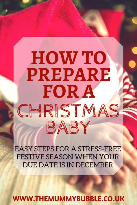 How to prepare for a Christmas baby - what to do when your due date is in December #christmas #pregnancy Due In December, Christmas With A Newborn, Newborn In December, Christmas Due Date Announcement, December Due Date, December Newborn, December Due Date Announcement, Christmas Newborn, Pregnancy Announcement Due December