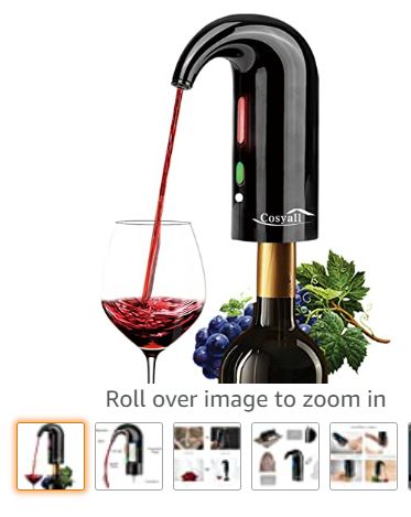 Portable USB Rechargeable Electric Wine Aerator Decanter, One Button Automatic Wine Dispenser Rapid Oxygenation of Red Wine device oxygenates your wine to enhance the flavour Red Wine Decanter, Wine Aerator Pourer, Wine Dispenser, Wine Aerator, Wine Carafe, Wine Pourer, Electric House, Buy Wine, Gifts For Wine Lovers