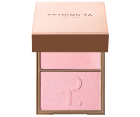 Check out this product at Sephora.com - PATRICK TA Major Glow Crème & Powder Light Reflecting Translucent Highlighter Duo - Baby Pink Highlight Makeup, Patrick Ta Highlighter, Beto Carrero World, Makeup Products Sephora, Face Beat Makeup, Dream Wishlist, Patrick Ta, Makeup List, Ethereal Makeup