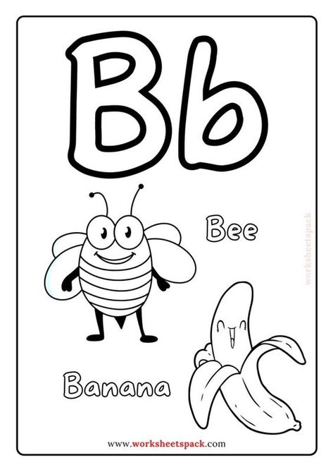 Alphabet Coloring Pages for 2 Year Olds - worksheetspack Coloring Pages Preschool, Bible Songs For Kids, Letter A Coloring Pages, Letter Worksheets For Preschool, Toddler Sheets, Homeschool Worksheets, Art Activities For Toddlers, Abc Coloring Pages, Montessori Toddler Activities