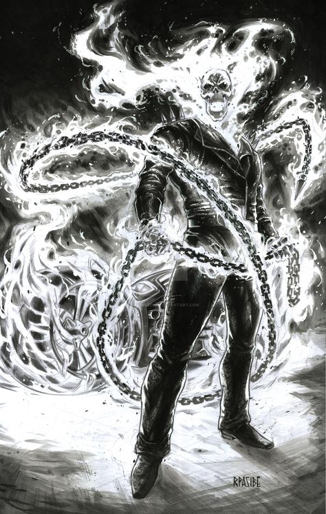 Johnny Blaze Ghost Rider Art, Ghost Rider Wallpapers, Ghost Rider Images, Ghost Rider Drawing, Ghost Rider 2099, Ghost Rider Tattoo, Ghost Raider, Ghost Rider Johnny Blaze, Ghost Rider Wallpaper