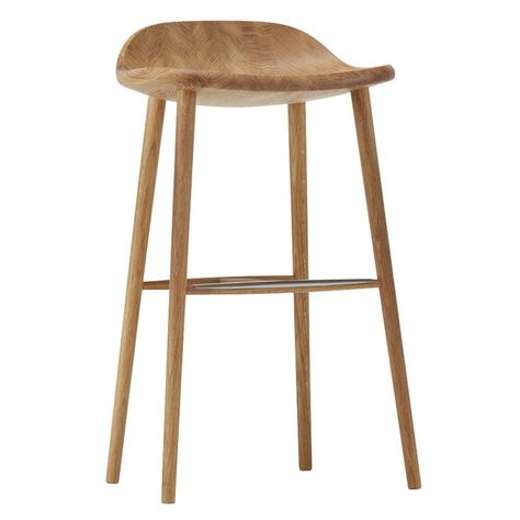 Stolab Miss Holly bar chair, oiled oak