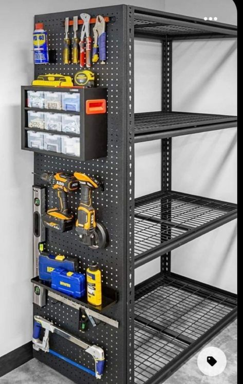 Diy Pegboard, Pegboard Ideas, Casa Garage, Garage Storage Inspiration, Garage Organization Tips, Garage Organisation, Storage Shed Organization, Garage Workshop Organization, Garage Renovation