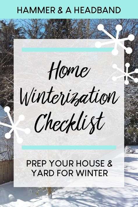 Winter Cleaning Checklist, Cold Weather Hacks, Winter Preparedness, Winter Checklist, Winter Cleaning, Home Maintenance Checklist, Maintenance Checklist, Winter Hacks, Home Fix