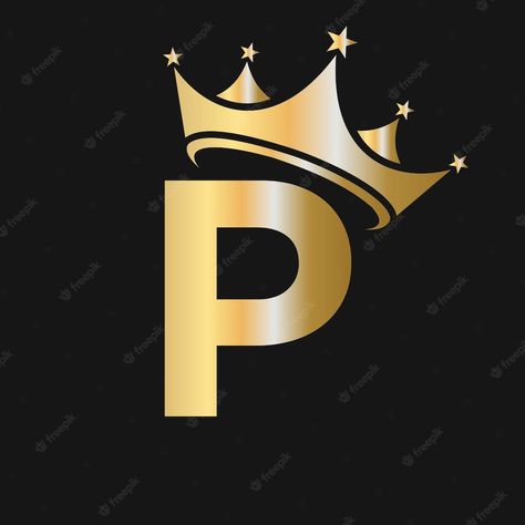 Premium Vector | Letter p crown logo crown logo on letter p template for beauty fashion star elegant luxury sign Letter P Template, P Letter Design, Savage Wallpapers, P Logo Design, Fire Icons, Initials Logo Design, Emoji Photo, Cat Art Illustration, Crown Logo