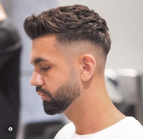 Very Short Hair Men, Mid Fade Haircut, Men Fade Haircut Short, Short Hair With Beard, Short Fade Haircut, Haircut Selfie, Photo Hijab, Mens Haircuts Short Hair, Mens Hairstyles With Beard