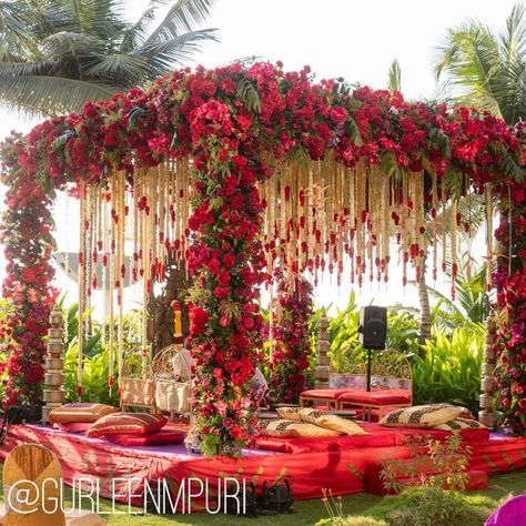 Floral Mandap, Weddings Decorations Elegant Romantic, Mandap Design, Wedding Setup, Wedding Entrance Decor, Mandap Decor, Wedding Planning Decor, Luxury Wedding Decor, Marriage Decoration