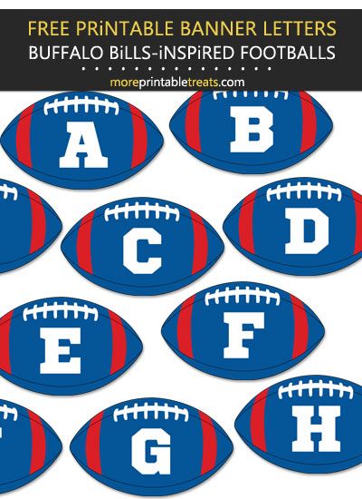 Buffalo Bills-Inspired Football Alphabet Buffalo Bills Birthday Party Ideas, Buffalo Bills Themed Birthday Party, Buffalo Bills Party Ideas, Buffalo Bills Birthday Party, Buffalo Bills Birthday, Buffalo Bills Party, Tailgate Wedding, Cheer Printables, Buffalo Bills Stuff