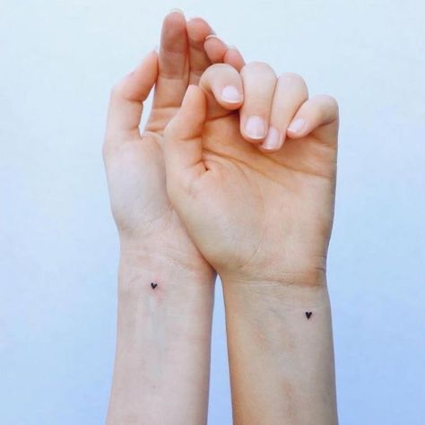 Tattoo Idea For Twins, Minimalist Twin Tattoo, Simple Twin Tattoos, Small Tattoos For Twins, Minimalistic Sibling Tattoos, Sister Sign Tattoo, Tattoo Twins Sister, Fraternal Twin Tattoos, Matching Twin Sister Tattoos