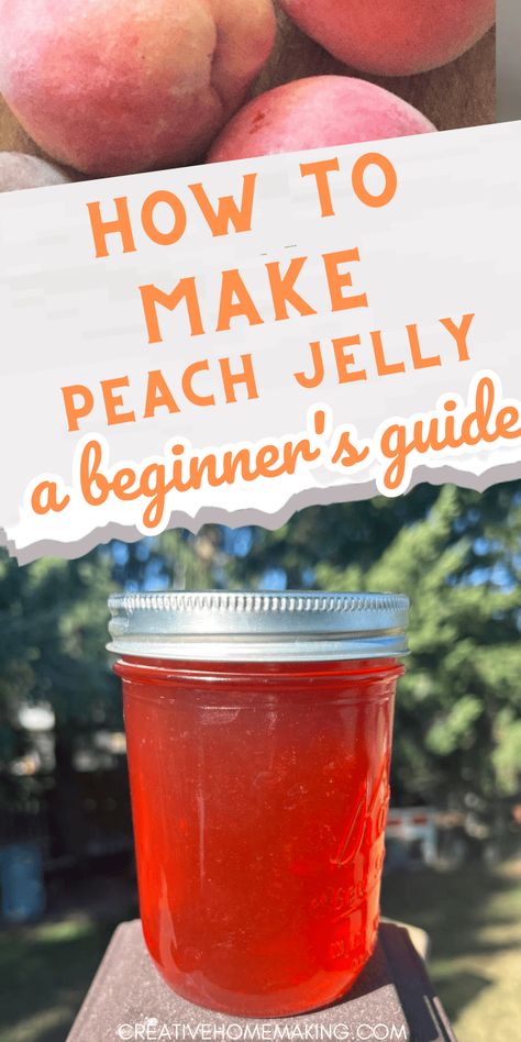 Looking for a fun summer project? Make your own peach jelly from scratch! This recipe is simple and straightforward, and the end result is a delicious homemade spread that's sure to impress your friends and family. Homemade Peach Jam, Peach Jam Recipe, Peach Jelly, Canning Peaches, Oxtail Recipes, Peach Preserves, Jam Recipes Homemade, Baking Measurements, Canning Jam