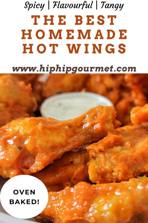 plate of hot chicken wings with white dipping sauce Chicken Hot Wings Recipes, Oven Baked Hot Wings Crispy, Franks Hot Wings Recipe, Crispy Hot Wings In The Oven, Sweet Heat Wings, Oven Baked Chicken Wings Buffalo, Original Hot Wingstop Recipe, Deep Fried Hot Wings, Oven Baked Hot Wings