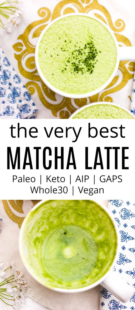 Aip Keto, Matcha Drink Recipes, Whole30 Vegan, Eat Beautiful, Matcha Latte Recipe, Best Matcha, Matcha Drink, Matcha Recipe, Vegan Blueberry