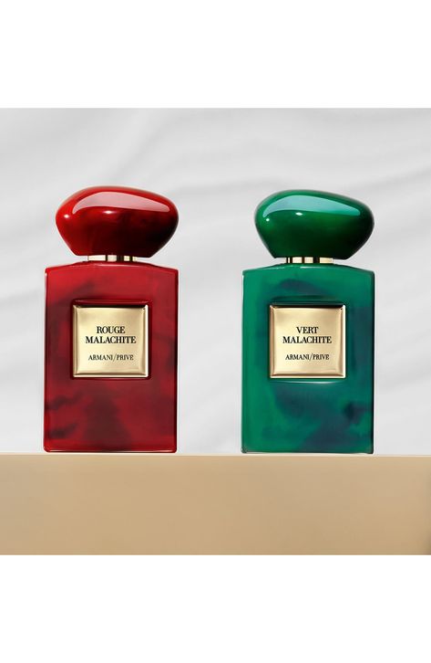 What it is: An eau de parfum that imagines the precious malachite stone in red.Fragrance story: Rouge Malachite features the powerful tuberose flower, which is famous for its creamy sensuality. The delicate bell-shaped flowers have a powerful and obsessive fragrance that grows stronger under the starry night sky. Style: Floral.Notes: Tuberose. Armani Prive Rouge Malachite, Tuberose Flower, Girl Perfume, Spray Lotion, Perfume Collection Fragrance, The Starry Night, Eyeliner Makeup, Eye Makeup Designs, White Lily