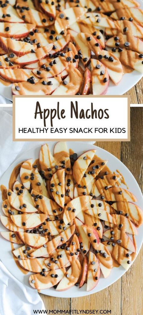 Apple Nachos Healthy, Healthy Snack For Kids, Apple Nachos, Easy Snacks For Kids, Snack For Kids, Kids Healthy, Toast Toppings, Healthy Apple, Snacks Saludables