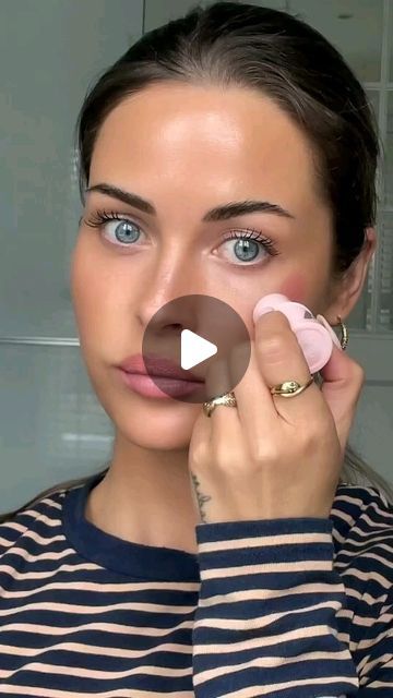 Dusty Rose Makeup Look, W Blush, Stick Blush, Rose Makeup, Blush Stick, Instagram Makeup, Beauty Stuff, Makeup Tutorials, Dusty Rose