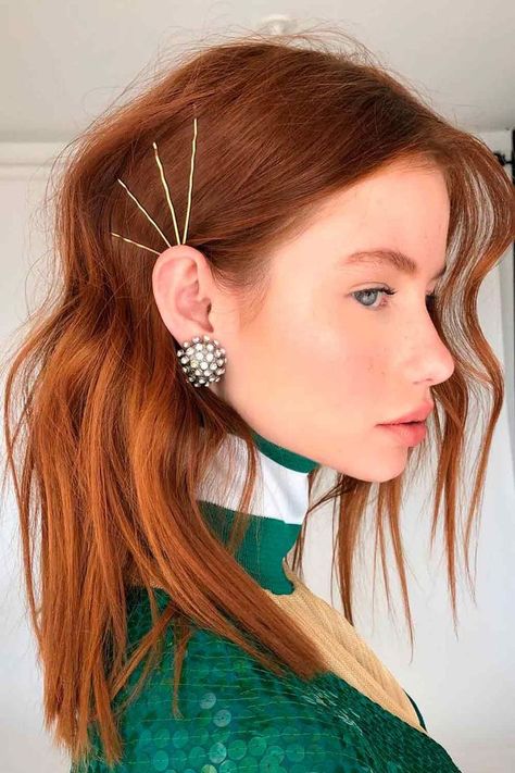 Hair Pinned Back, Nose Picking, Bobby Pin Hairstyles, Pin Ideas, Long Red Hair, Hair Locks, Peinados Fáciles Para Cabello Corto, Penteado Cabelo Curto, Happy Hair