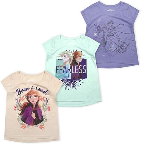 Frozen Clothes, Disney Outfits Girls, Disney Toddler Outfits, Frozen Birthday Shirt, Frozen Outfits, Frozen Shirts, Disney With A Toddler, T Shirts For Girls, Elsa Shirt