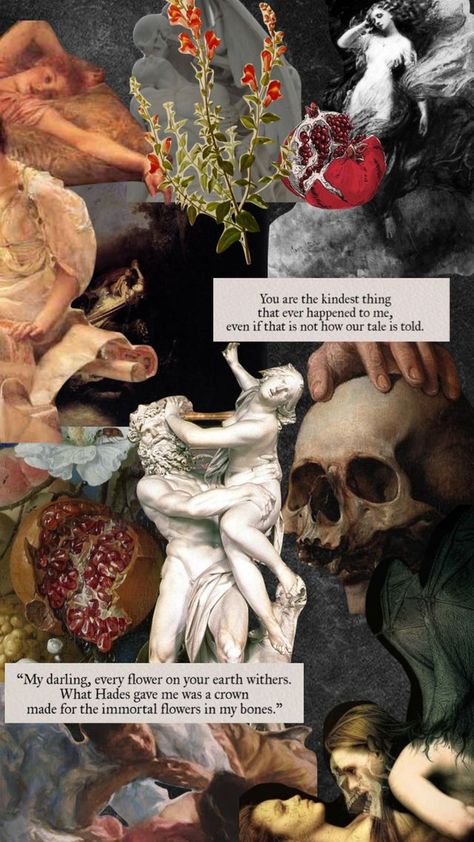 Persephone And Hades, Flight, Collage, Instagram Photos, Art